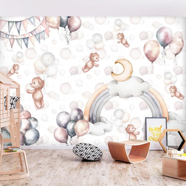 Wall Mural Wallpaper - Bears in the Sky - Image 3