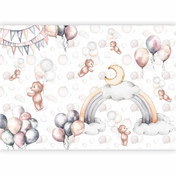 Wall Mural Wallpaper - Bears in the Sky - Image 4
