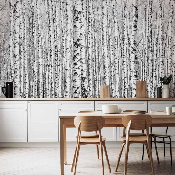 Wall Mural - Birch forest - Image 2