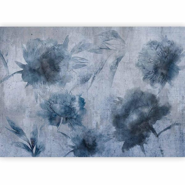 Wall Mural - Blue Peonies