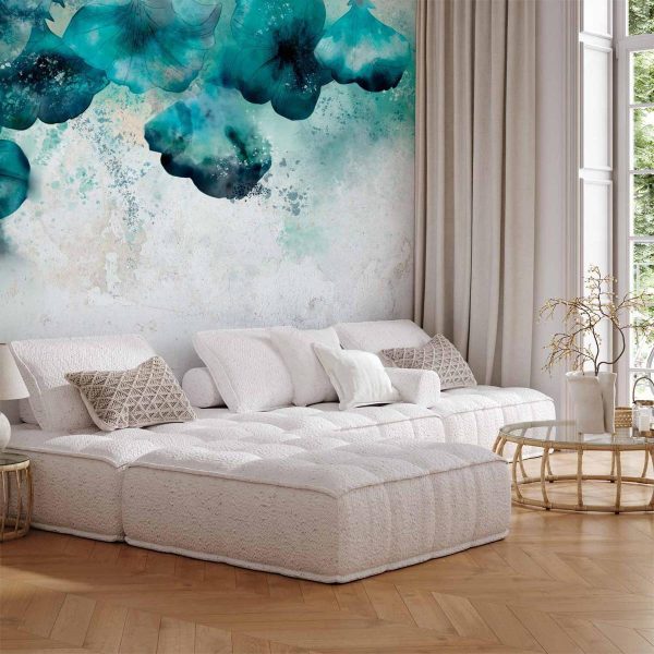 Wall Mural - Blue Poppies