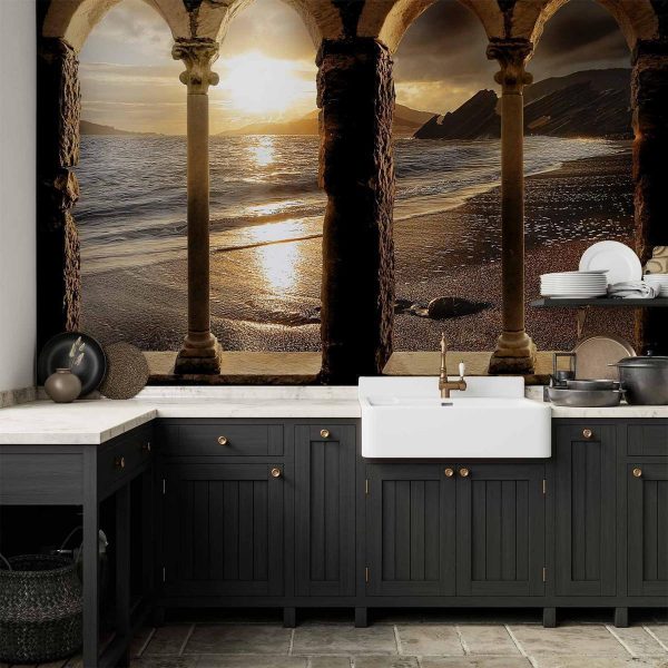 Wall Mural - Castle on the beach