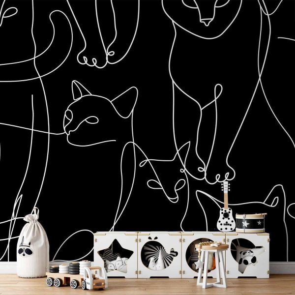 Wall Mural - Cat Habits - First Variant