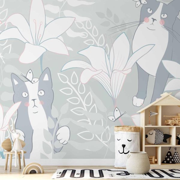 Wall Mural Wallpaper - Cat Matters - First Variant