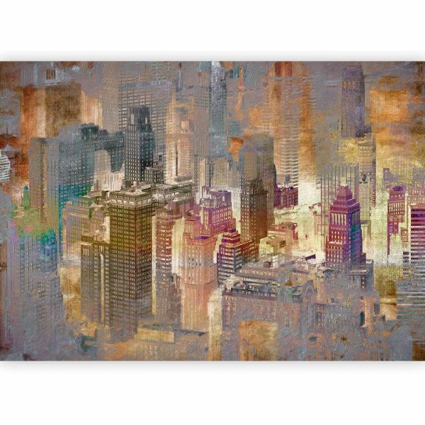 Wall Mural - City in the mist