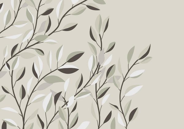 Wall Mural - Climbing Leaves - First Variant