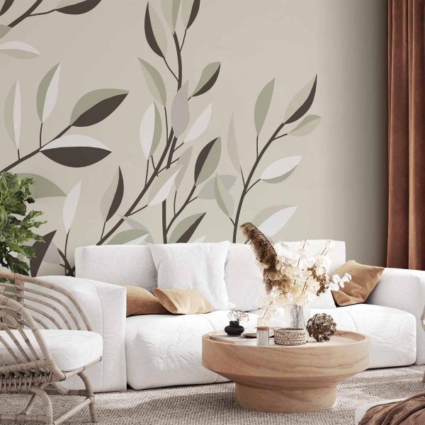 Wall Mural - Climbing Leaves - First Variant