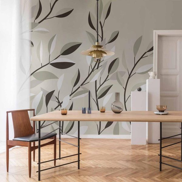 Wall Mural - Climbing Leaves - First Variant