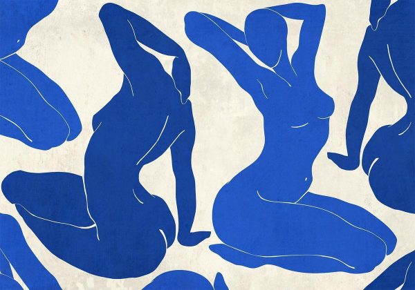 Wall Mural - Cobalt Softness