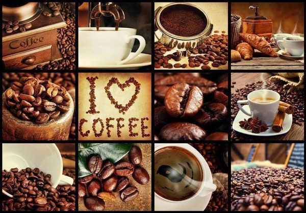 Wall Mural - Coffee - Collage