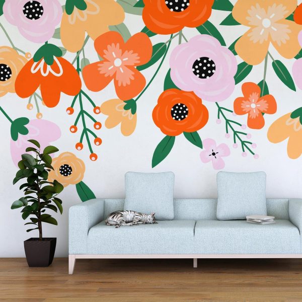 Wall Mural - Colorful Bloom - First Variant - Image 3