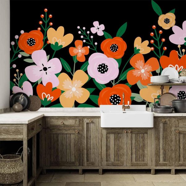 Wall Mural - Colorful Bloom - Second Variant - Image 2
