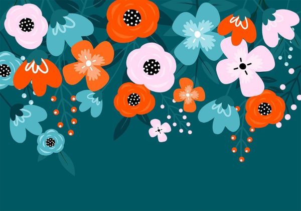 Wall Mural - Colorful Bloom - Third Variant - Image 6