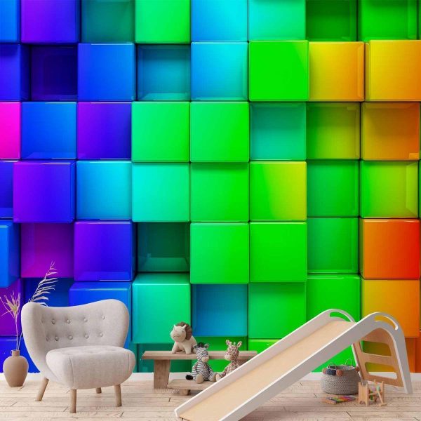 Wall Mural - Colourful Cubes