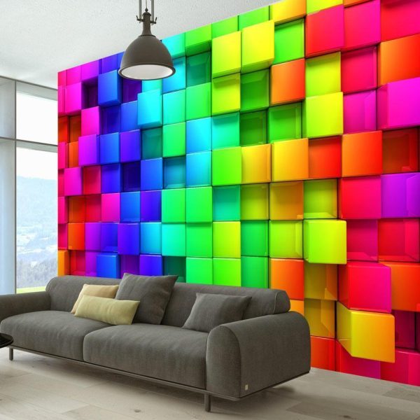 Wall Mural - Colourful Cubes