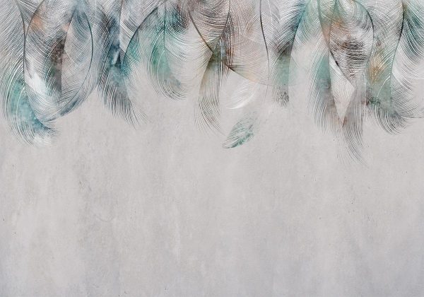 Wall Mural - Colourful Feathers
