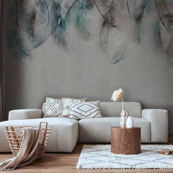 Wall Mural - Colourful Feathers