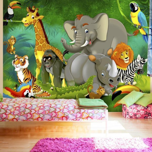 Wall Mural - Colourful Safari