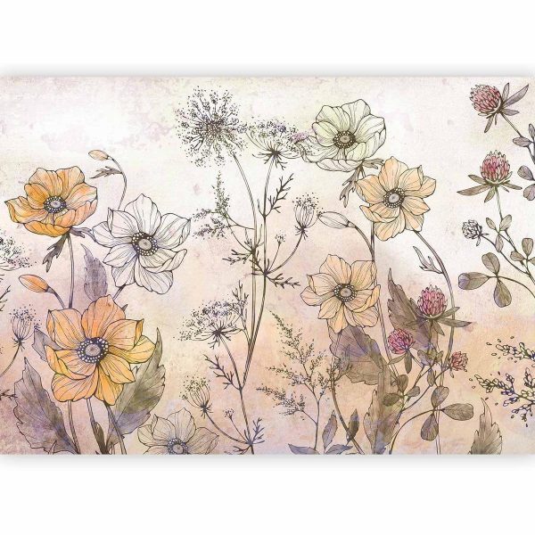 Wall Mural - Day in the Meadow - First Variant