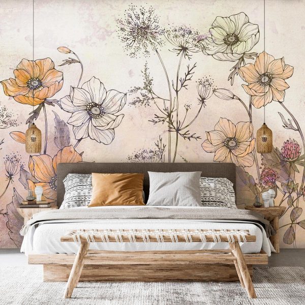 Wall Mural - Day in the Meadow - First Variant