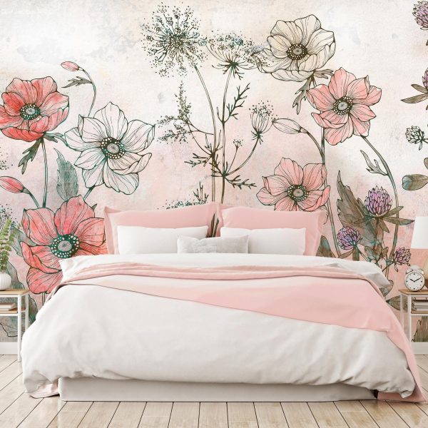 Wall Mural Wallpaper - Day in the Meadow - Third Variant - Image 3