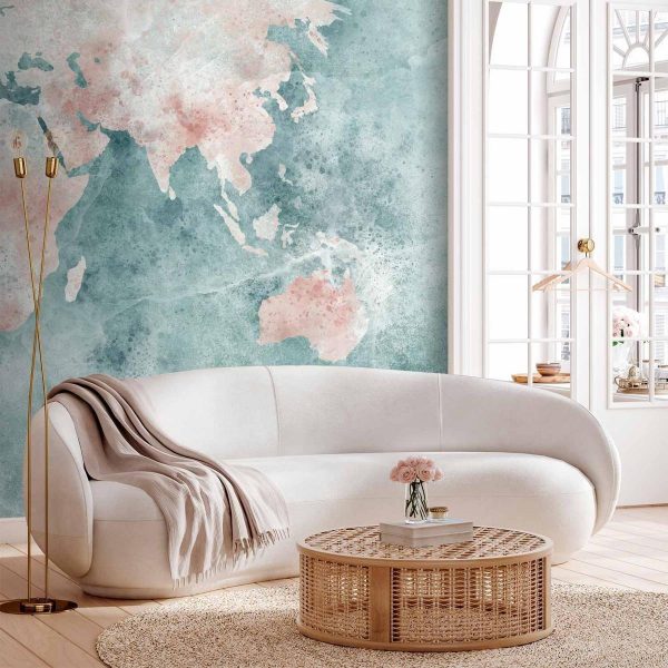 Wall Mural - Delicate Map