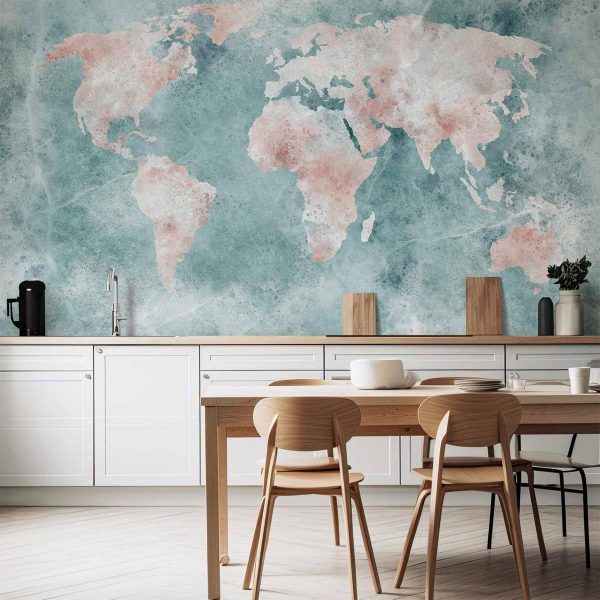 Wall Mural - Delicate Map