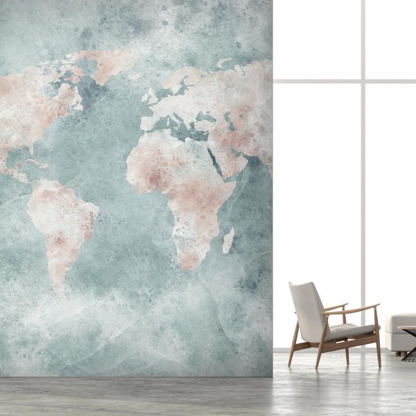 Wall Mural - Delicate Map