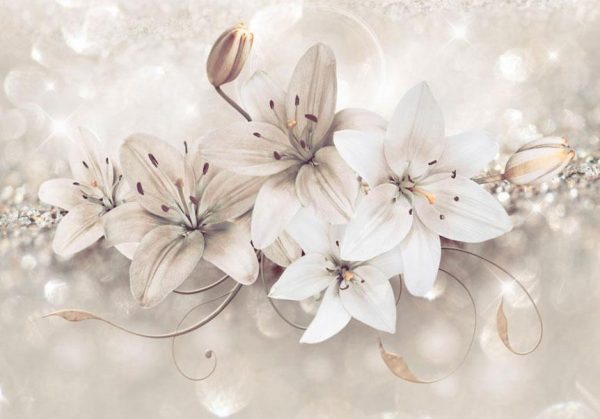 Wall Mural - Diamond Lilies