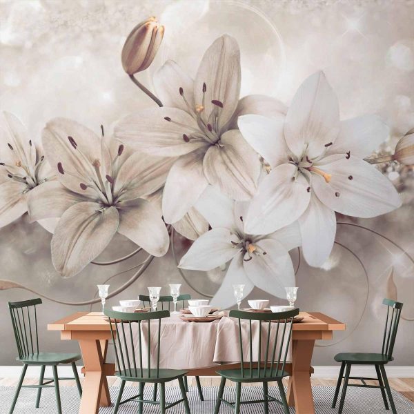 Wall Mural - Diamond Lilies