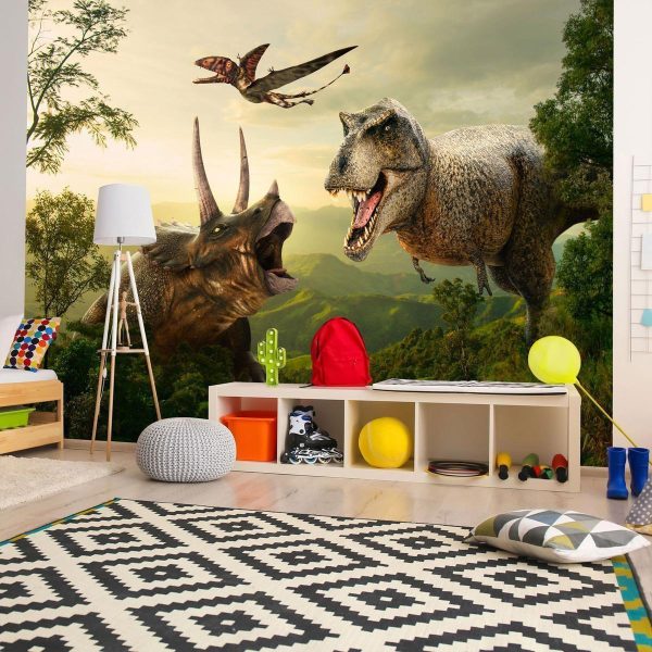 Wall Mural - Dinosaur Square