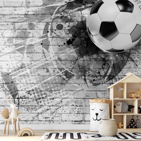 Wall Mural - Dynamic Football