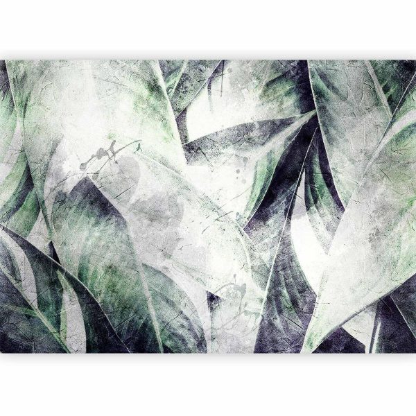 Wall Mural - Eclectic jungle - plant motif with exotic leaves with texture