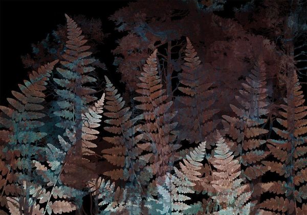 Wall Mural - Ferns in the Woods - Third Variant