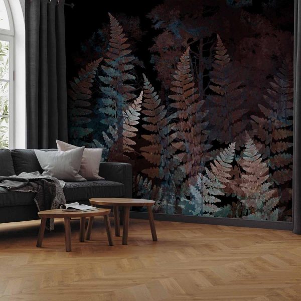 Wall Mural - Ferns in the Woods - Third Variant