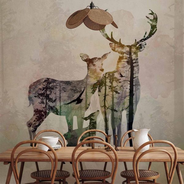 Wall Mural Wallpaper - Forest Family - Image 2