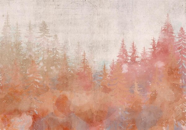Wall Mural - Forest at Sunset