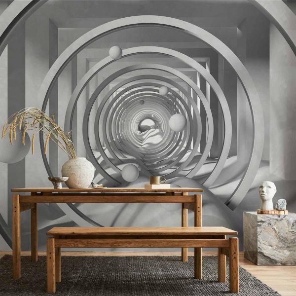 Wall Mural Wallpaper - Geometric Depth - Image 2
