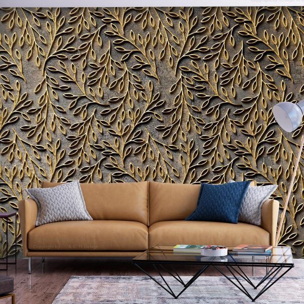 Wall Mural - Golden Decorations