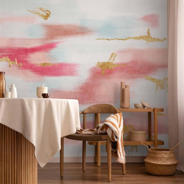 Wall Mural Wallpaper - Golden Reflections in the Sky - Image 2