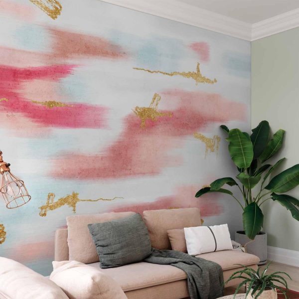 Wall Mural Wallpaper - Golden Reflections in the Sky