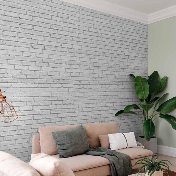 Wall Mural - Gray Brick