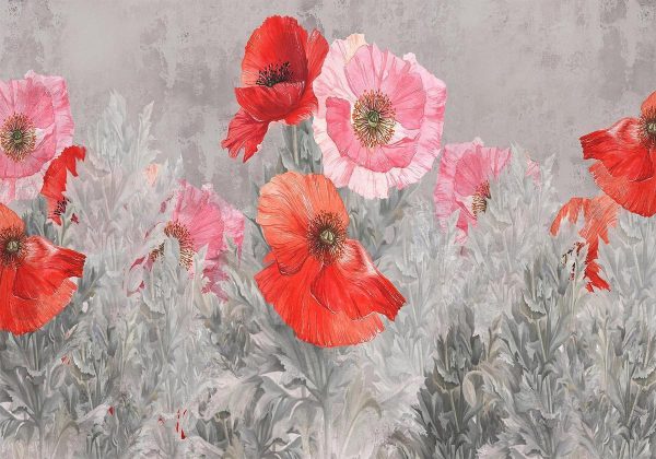 Wall Mural - Gray Meadow