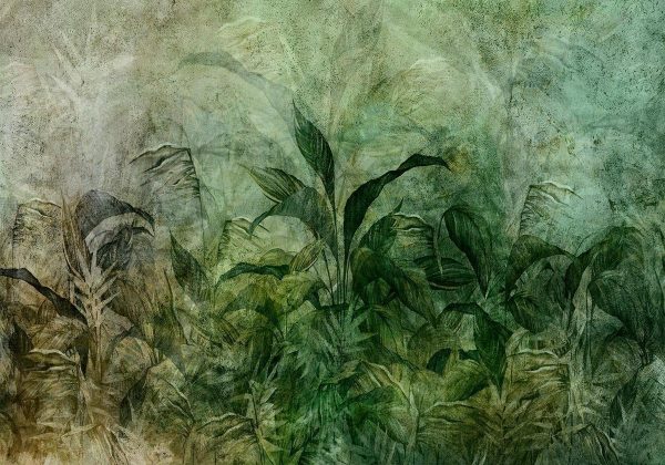 Wall Mural - Green Fog