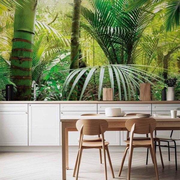 Wall Mural - Green alley