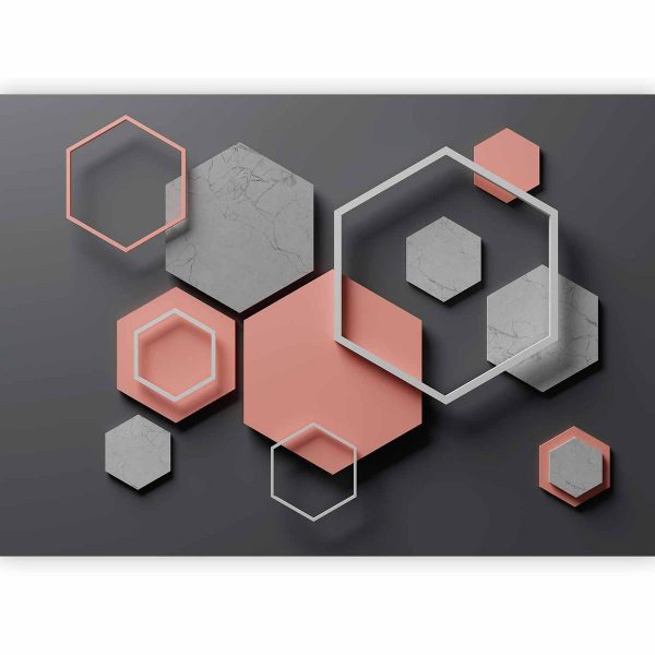 Wall Mural - Hexagon Plan