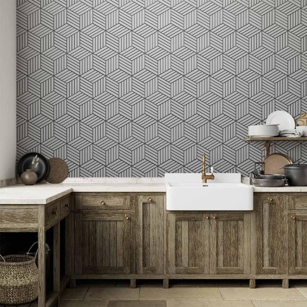 Wall Mural - Hexagons in Detail