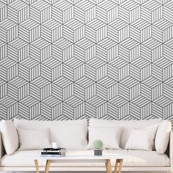 Wall Mural - Hexagons in Detail
