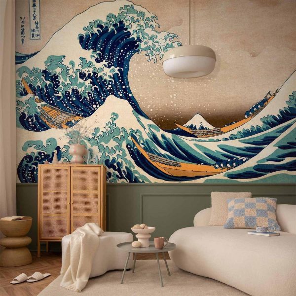 Wall Mural - Hokusai: The Great Wave off Kanagawa (Reproduction)