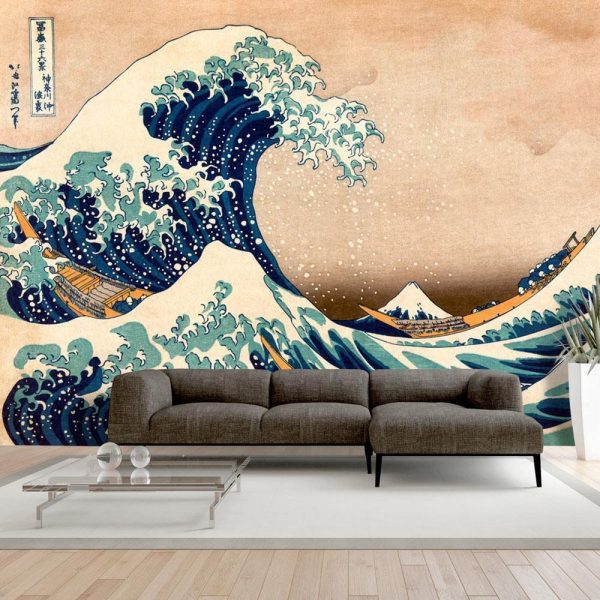 Wall Mural - Hokusai: The Great Wave off Kanagawa (Reproduction)